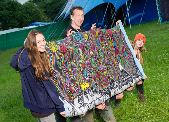 Stanley Donwood's tapestry being sold at auction for fundraising