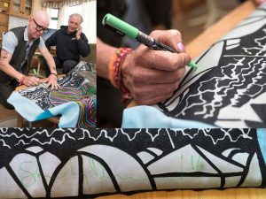 stanley-donwood signs giant wristband